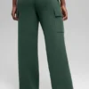 Spodnie cargo High-Waist Scholar Knit – kolor Clover Green