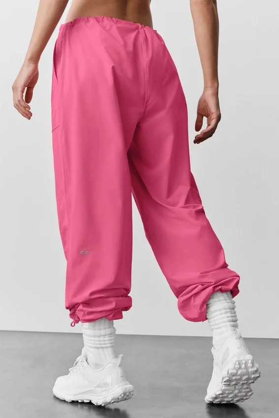 Spodnie cargo Megastar z niskim stanem – kolor Paradise Pink