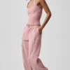 Spodnie cargo Megastar z niskim stanem – kolor Vintage Pink