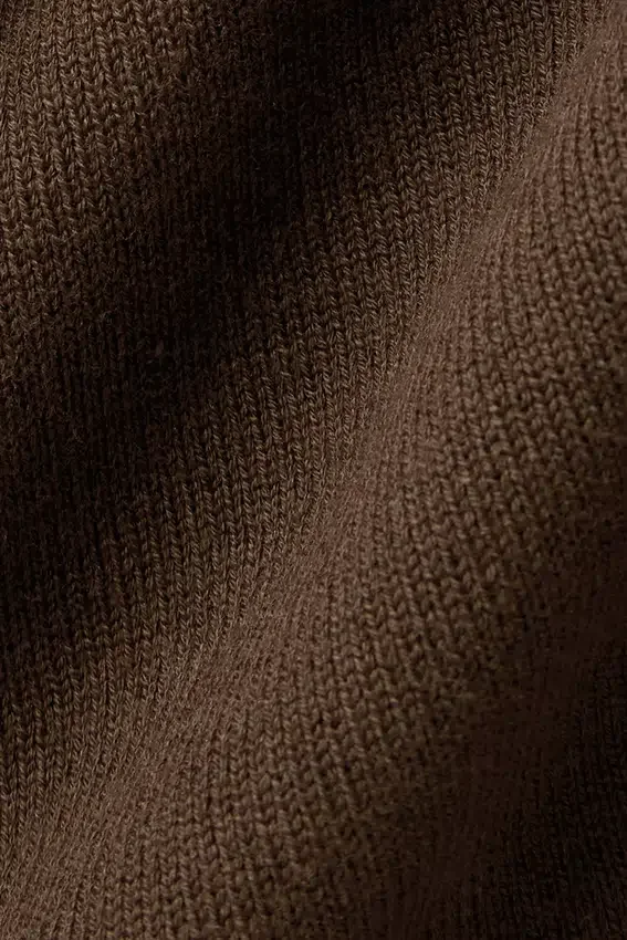 Spodnie cargo Scholar Knit High-Waist – kolor espresso