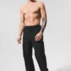 Spodnie cargo z tkaniny ripstop – czarne