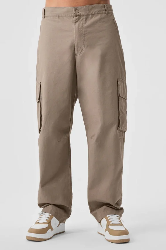 Spodnie cargo z tkaniny ripstop – Gravel