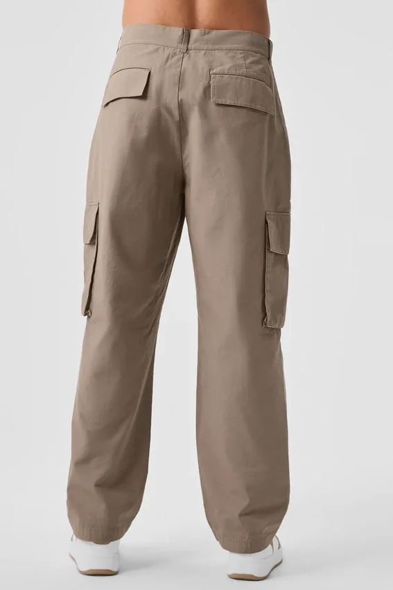 Spodnie cargo z tkaniny ripstop – Gravel