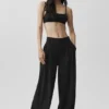 Spodnie Dreamscape High-Waist (krój regular) – czarne