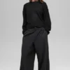 Spodnie „Dreamscape” High-Waist (Szorty) – czarne