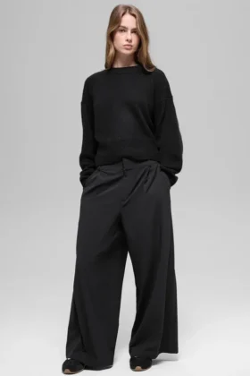 Spodnie „Dreamscape” High-Waist (Szorty) – czarne