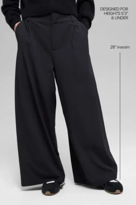 Spodnie „Dreamscape” High-Waist (Szorty) – czarne