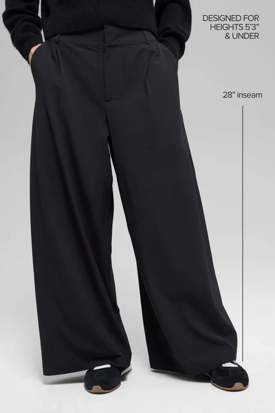 Spodnie „Dreamscape” High-Waist (Szorty) – czarne