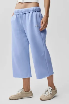 Spodnie dresowe Accolade Cutoff – jasnoniebieskie