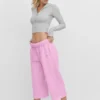 Spodnie dresowe Accolade Cutoff – kolor Candy Heart Pink