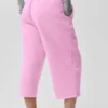 Spodnie dresowe Accolade Cutoff – kolor Candy Heart Pink