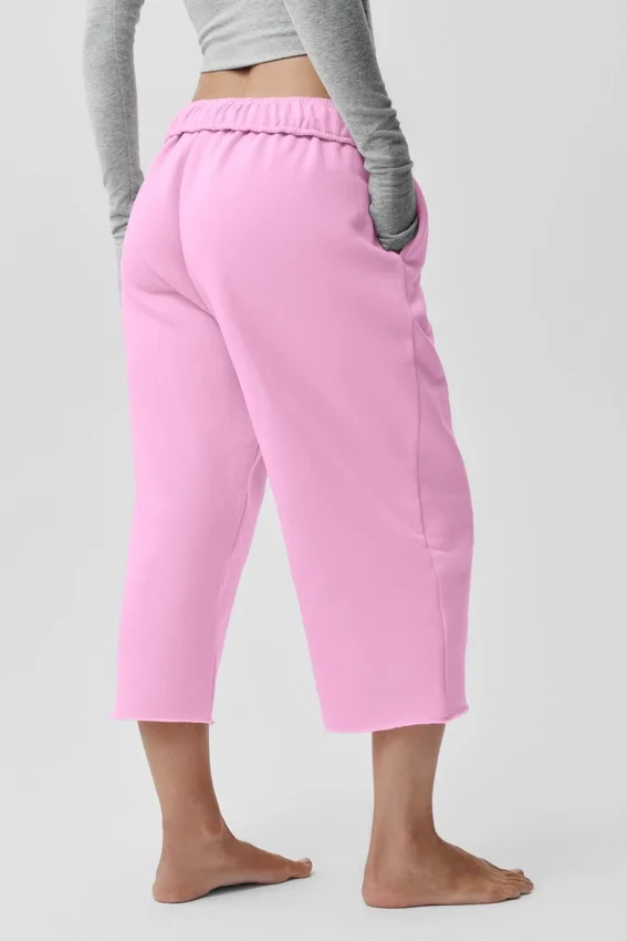 Spodnie dresowe Accolade Cutoff – kolor Candy Heart Pink