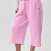Spodnie dresowe Accolade Cutoff – kolor Candy Heart Pink
