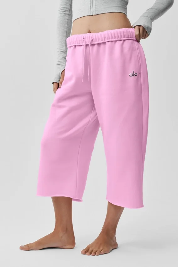 Spodnie dresowe Accolade Cutoff – kolor Candy Heart Pink