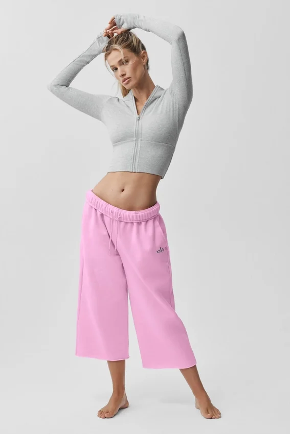 Spodnie dresowe Accolade Cutoff – kolor Candy Heart Pink