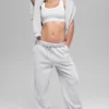 Spodnie dresowe Accolade z prostymi nogawkami – Athletic Heather Grey