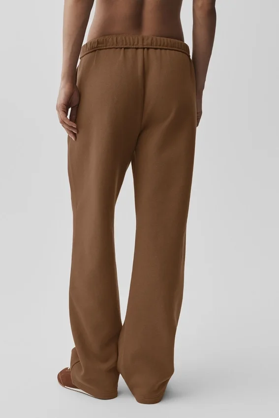 Spodnie dresowe Accolade z prostymi nogawkami – Sun Kissed Brown