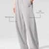 Spodnie dresowe Accolade z prostymi nogawkami w stylu „washed” – Grey Sky Wash