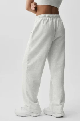 Spodnie dresowe Accolade z prostymi nogawkami – White Heather