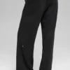Spodnie dresowe High-Waist – czarne