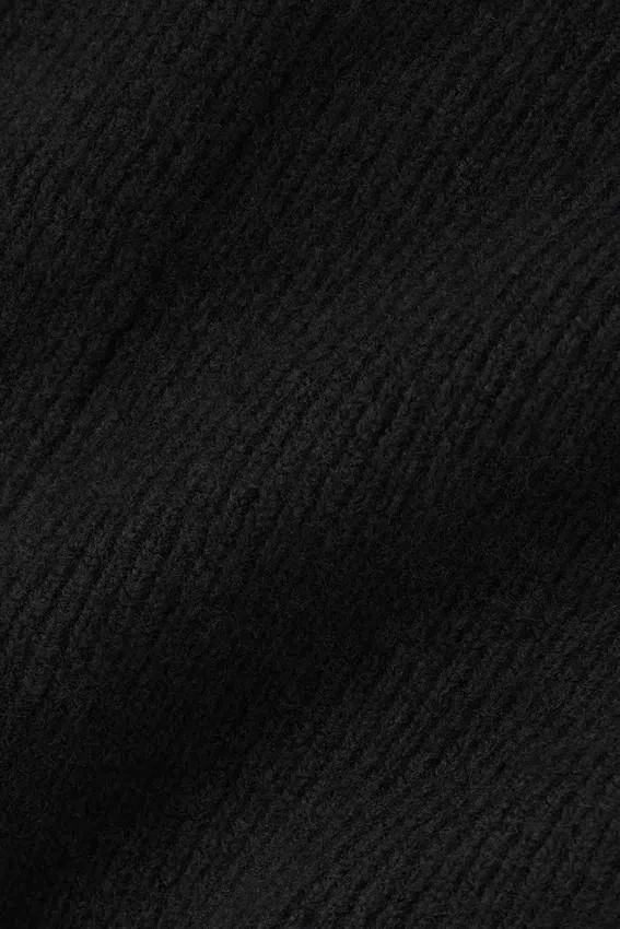 High-Waist New Class Wide Leg Pants z wełny i kaszmiru – czarne