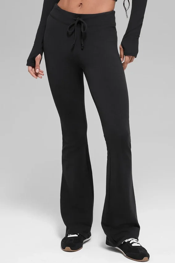 Spodnie dresowe Sway Bootcut – czarne