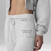 Spodnie dresowe Sway Bootcut – szary melanż sportowy