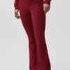 Spodnie dresowe Sway z rozszerzanymi nogawkami – Summer Romance Red