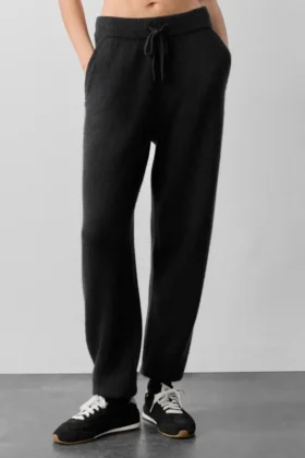 Spodnie dresowe Wool Cashmere New Class – czarne