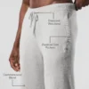 Spodnie dresowe z wełny i kaszmiru z kolekcji New Class – kolor Pearl Grey Heather