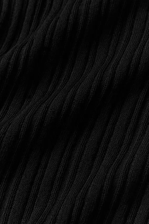 Koszulka na ramiączkach Sweater Sunlit – czarna