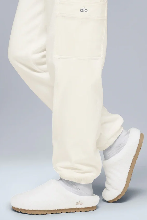 Spodnie Polar Fleece Wintry Mix – kolor kości słoniowej