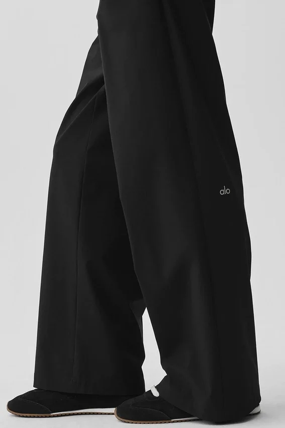 Spodnie Pursuit High-Waist (krój regular) – czarne