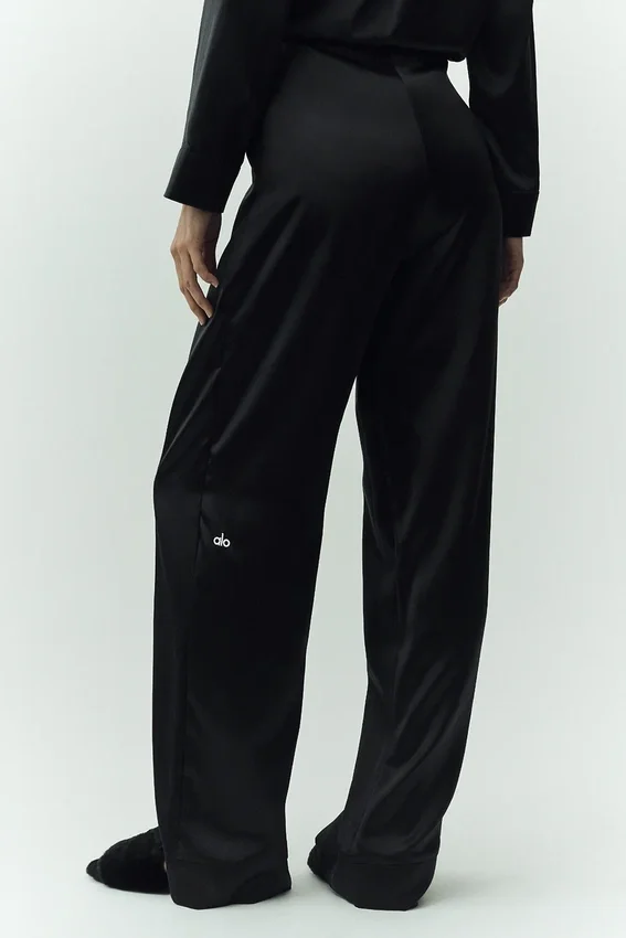 Spodnie Silk Luminous (długie) – czarne