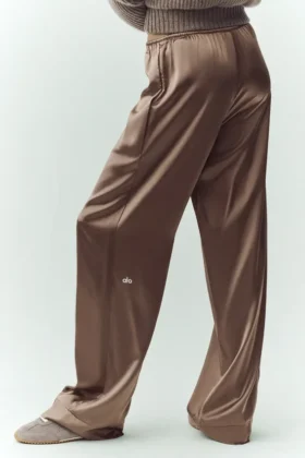 Spodnie Silk Luminous (długie) – kolor Alpine Cocoa