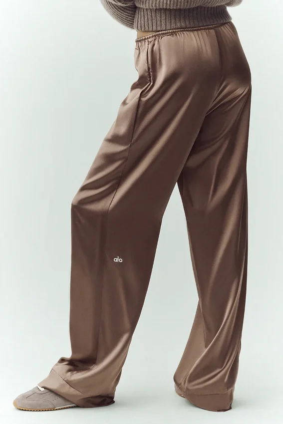 Spodnie Silk Luminous (długie) – kolor Alpine Cocoa