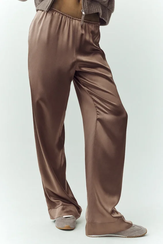Spodnie Silk Luminous (długie) – kolor Alpine Cocoa