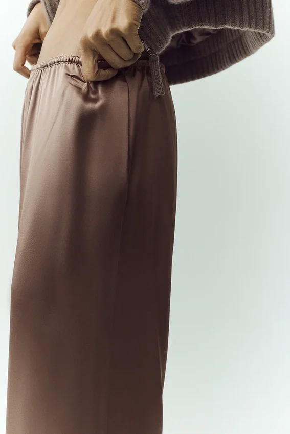 Spodnie Silk Luminous (długie) – kolor Alpine Cocoa
