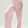 Spodnie Silk Luminous (długie) – różowy szampan