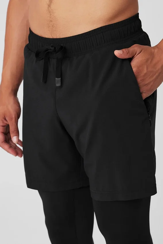 Spodnie Stability 2 w 1 – Black/Black