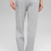 Spodnie „Winter Bliss” z dzianiny warkoczowej – kolor Athletic Heather Grey