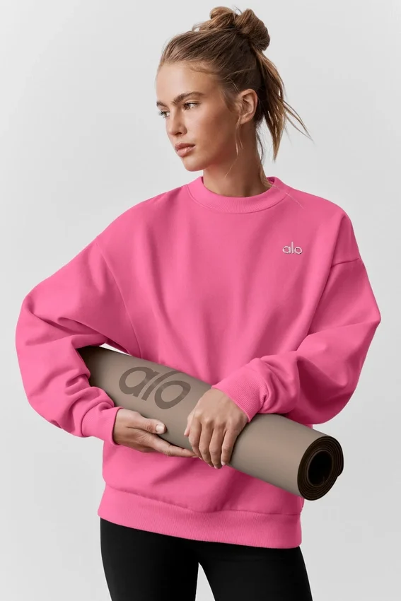 Swetr Accolade z okrągłym dekoltem – kolor „Paradise Pink”