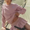 Swetr Accolade z okrągłym dekoltem – Vintage Pink