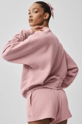 Swetr Accolade z okrągłym dekoltem – Vintage Pink