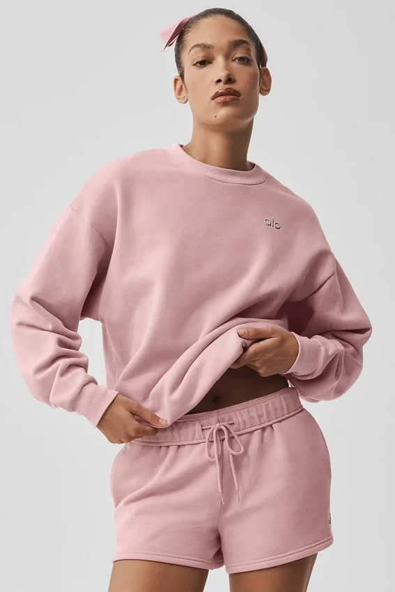 Swetr Accolade z okrągłym dekoltem – Vintage Pink