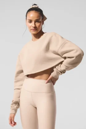 Swetr Extreme Cropped – Macadamia