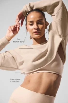Swetr Extreme Cropped – Macadamia