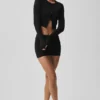 Swetr Pointelle Be Mine Cardigan – czarny