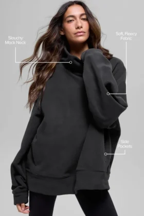 Swetr Polar Fleece Hazy – czarny