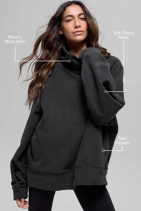 Swetr Polar Fleece Hazy – czarny